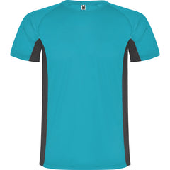 Tricou SHANGHAI turcoaz/plumb inchis