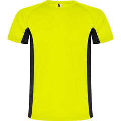 Tricou SHANGHAI galben fluor/negru