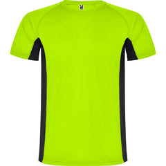 Tricou SHANGHAI verde fluor/negru