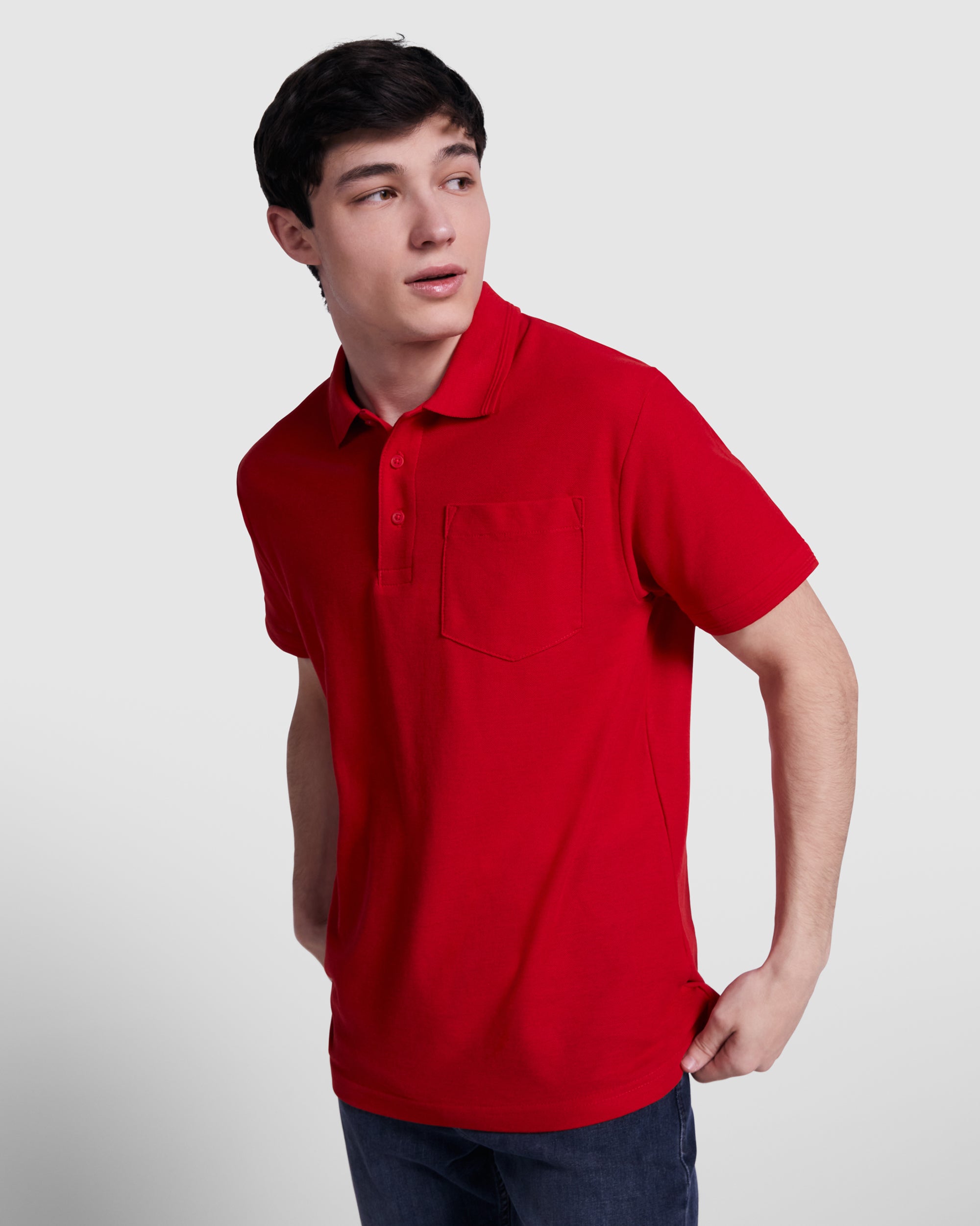 Tricou polo cu buzunar din material anti-pilling CENTAURO PREMIUM