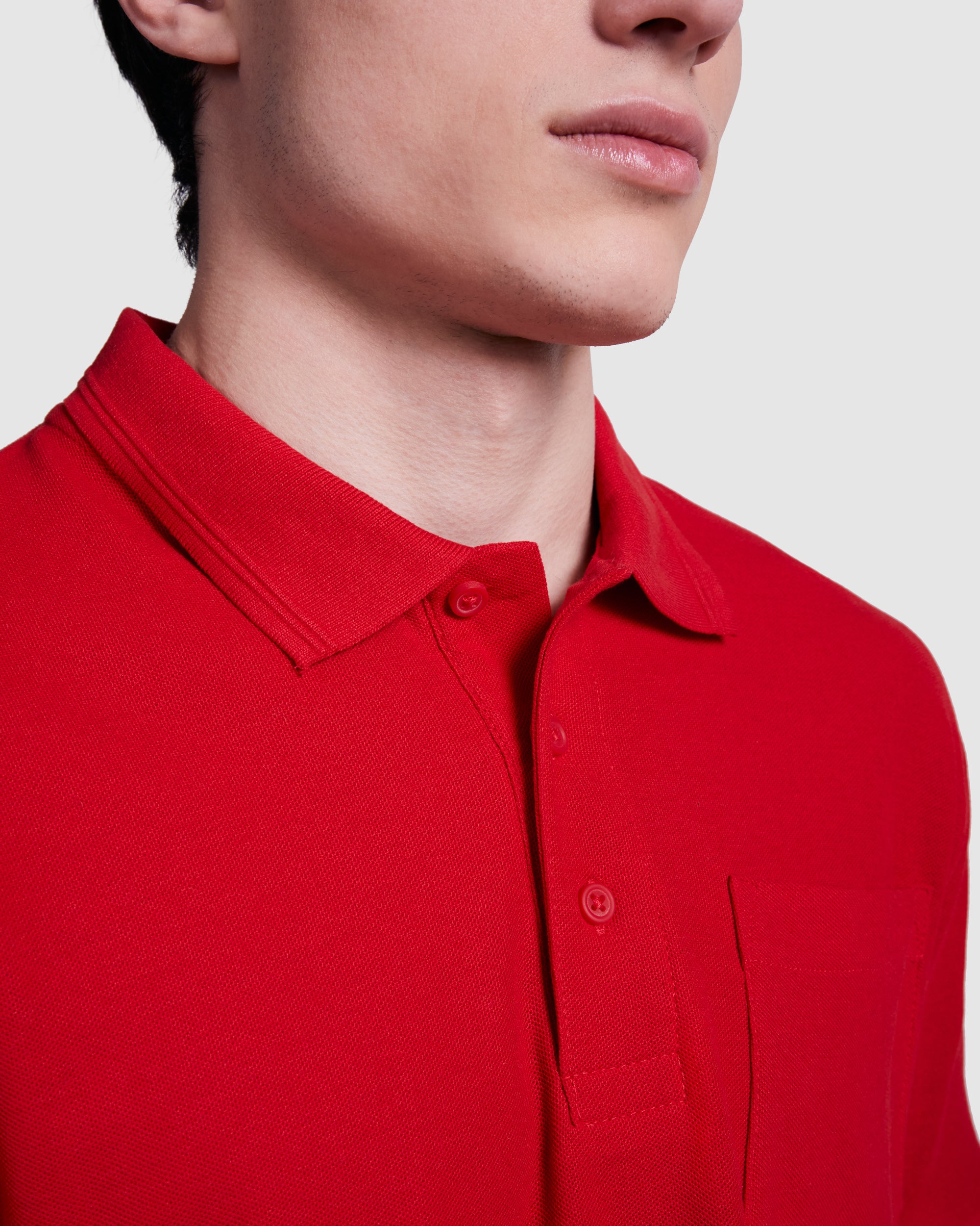 Tricou polo cu buzunar din material anti-pilling CENTAURO PREMIUM
