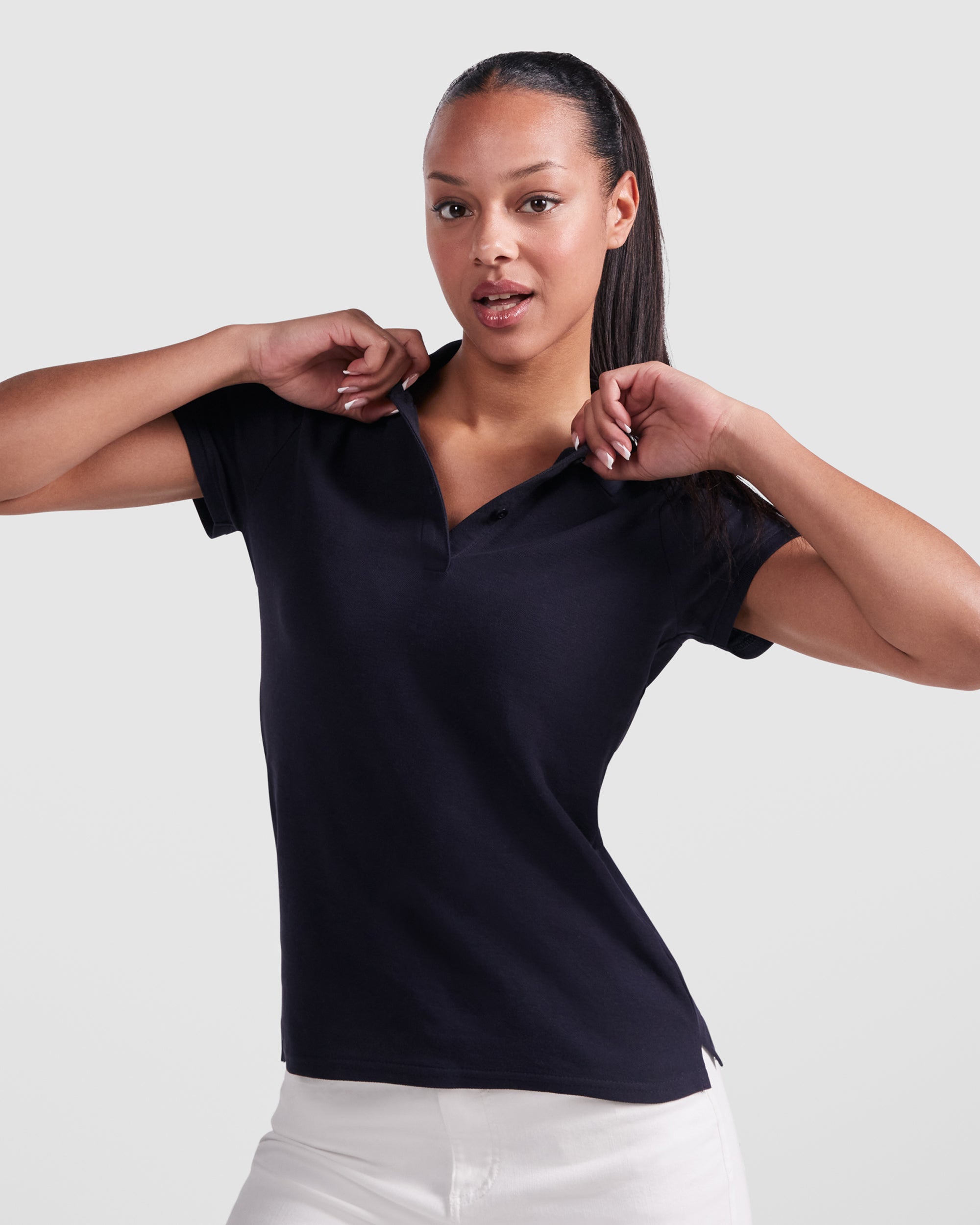 Tricou polo din bumbac organic PRINCE WOMAN