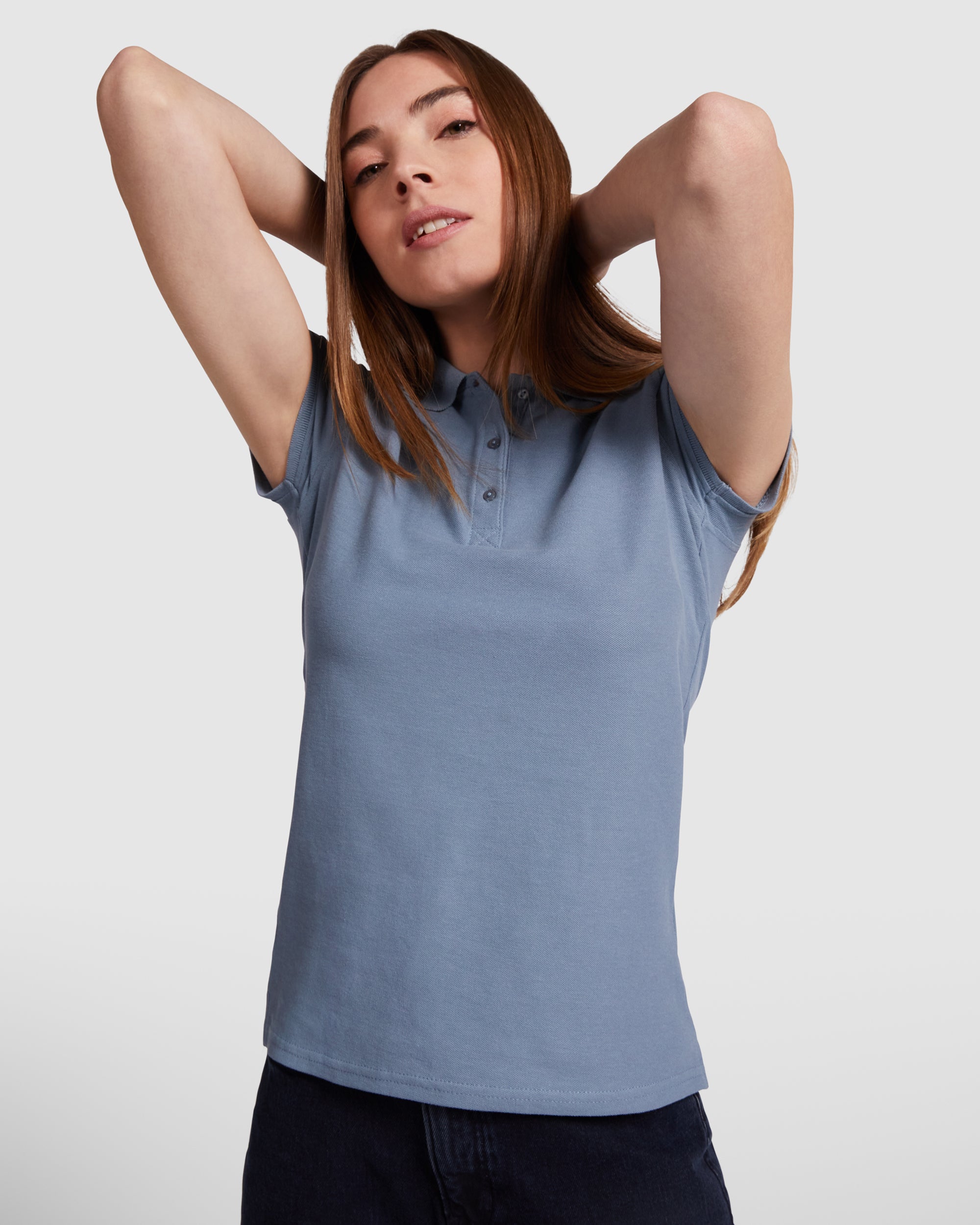 Tricou polo cambrat bumbac STAR WOMAN