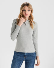 Tricou polo cu maneca lunga femei ESTRELLA WOMAN L/S