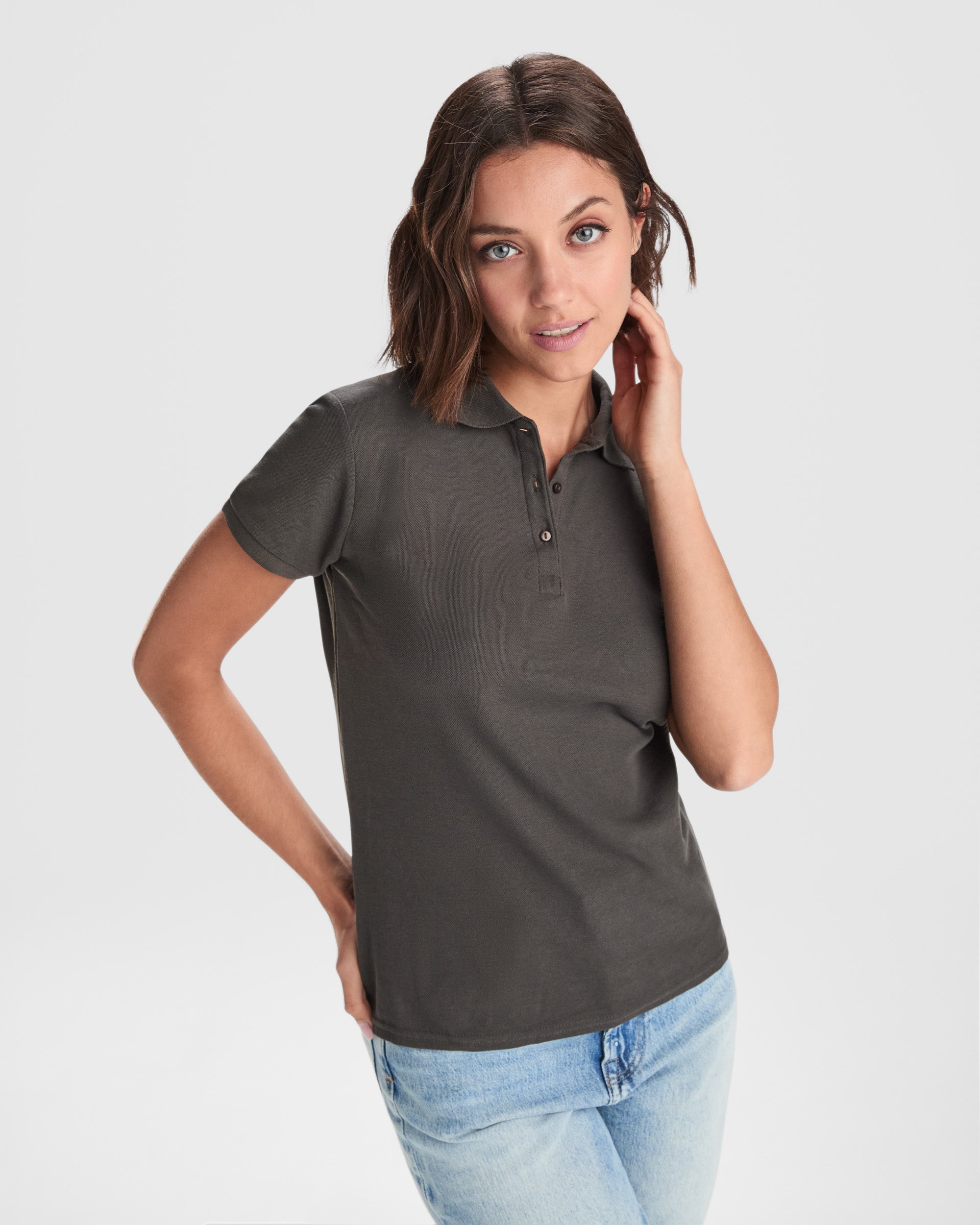 Tricou polo cambrat bumbac PEGASO WOMAN PREMIUM