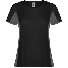 Tricou SHANGHAI WOMAN negru/plumb inchis