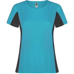 Tricou SHANGHAI WOMAN turcoaz/plumb inchis