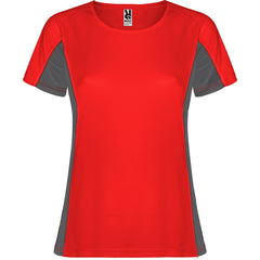 Tricou SHANGHAI WOMAN rosu/plumb inchis