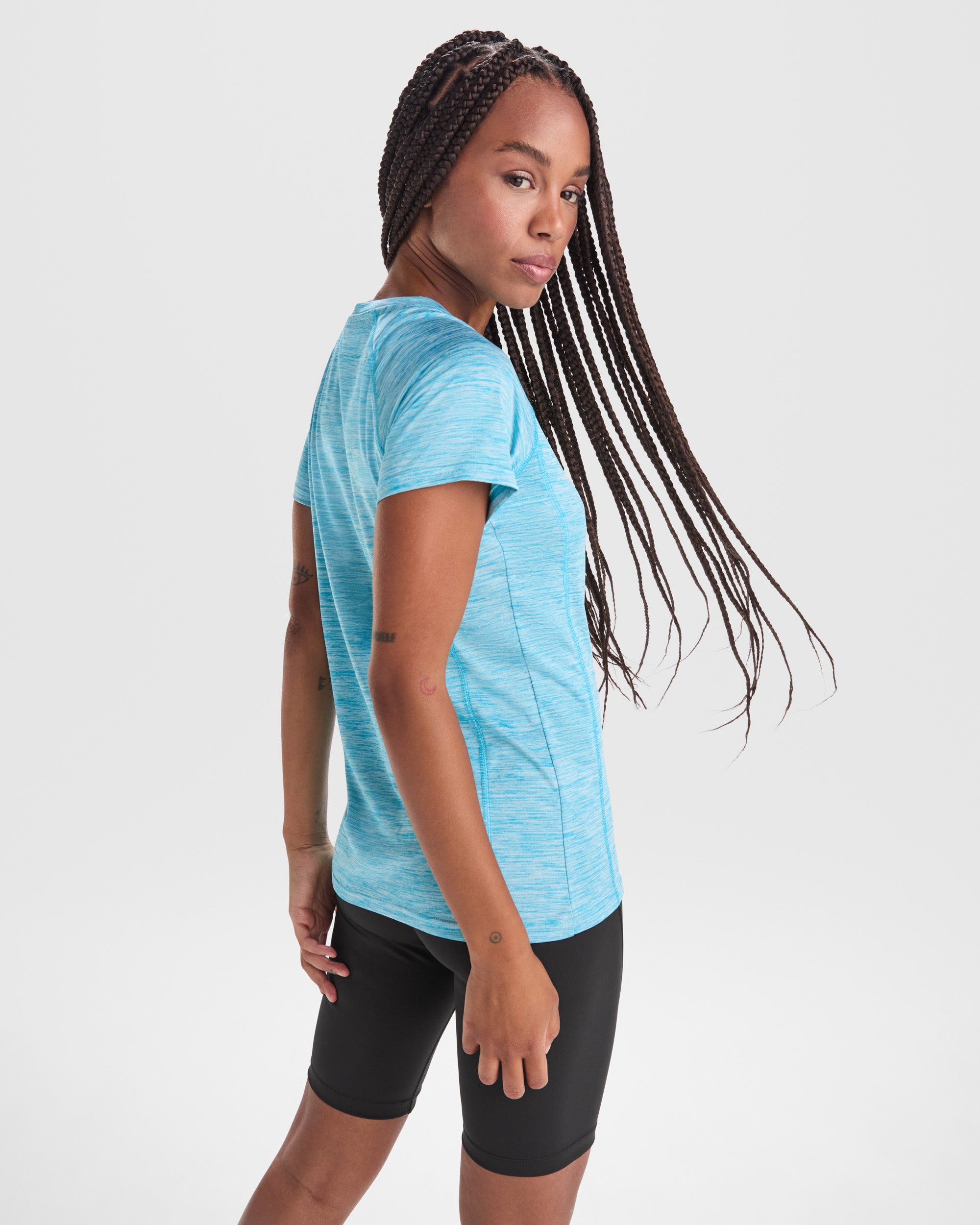 Tricou tehnic sport design melanj 140g AUSTIN WOMAN