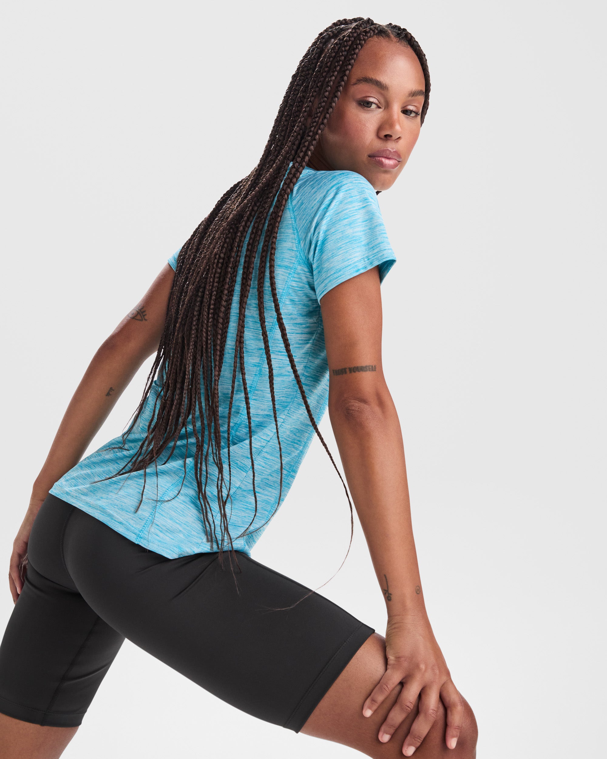Tricou tehnic sport design melanj 140g AUSTIN WOMAN