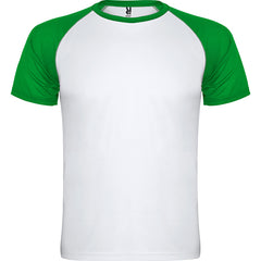 Tricou INDIANAPOLIS alb/verde tei