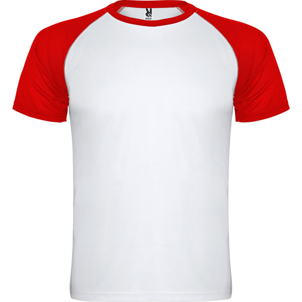 Tricou INDIANAPOLIS alb/rosu