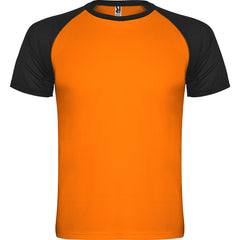 Tricou INDIANAPOLIS portocaliu fluor/negru