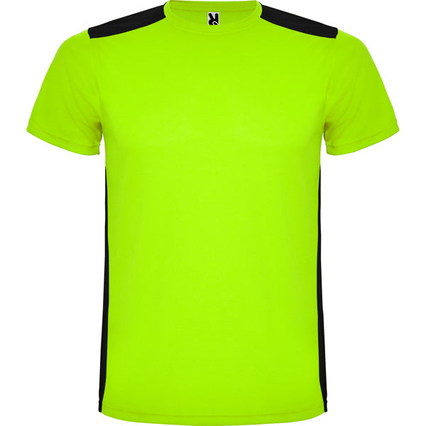 Tricou DETROIT lime punch/negru