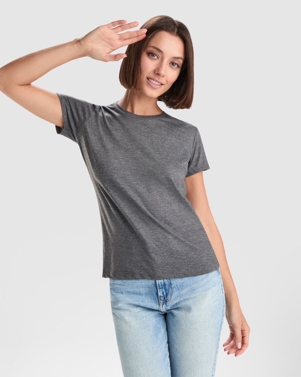 Tricou cambrat melanj 150g FOX WOMAN