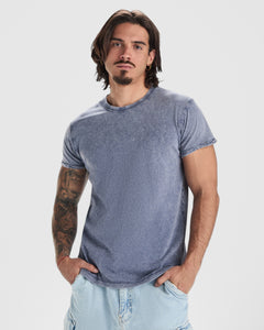 Tricou cu efect decolorat HUSKY