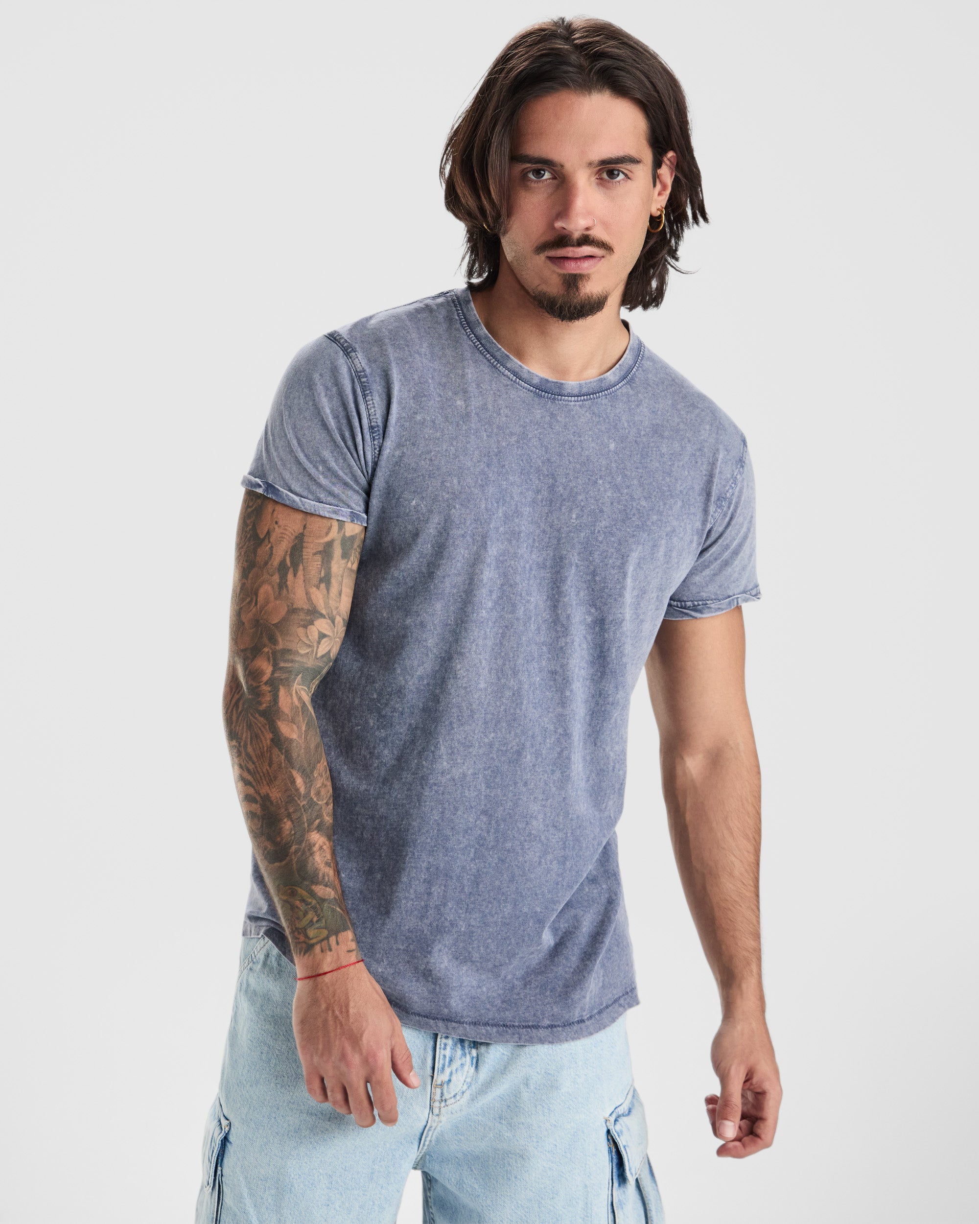 Tricou cu efect decolorat HUSKY