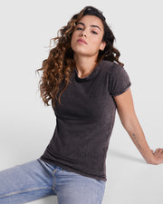 Tricou cu efect decolorat 160g HUSKY WOMAN