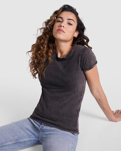 Tricou cu efect decolorat HUSKY WOMAN