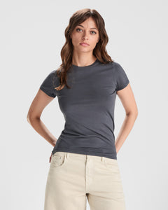 Tricou cambrat Bumbac Organic 160g GOLDEN WOMAN