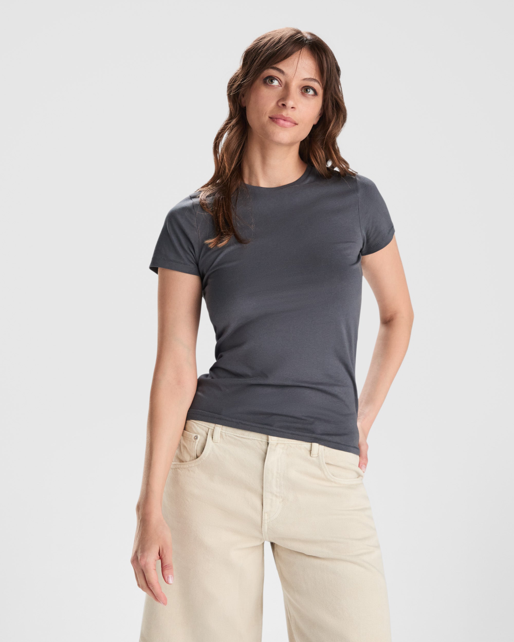 Tricou cambrat Bumbac Organic 160g GOLDEN WOMAN