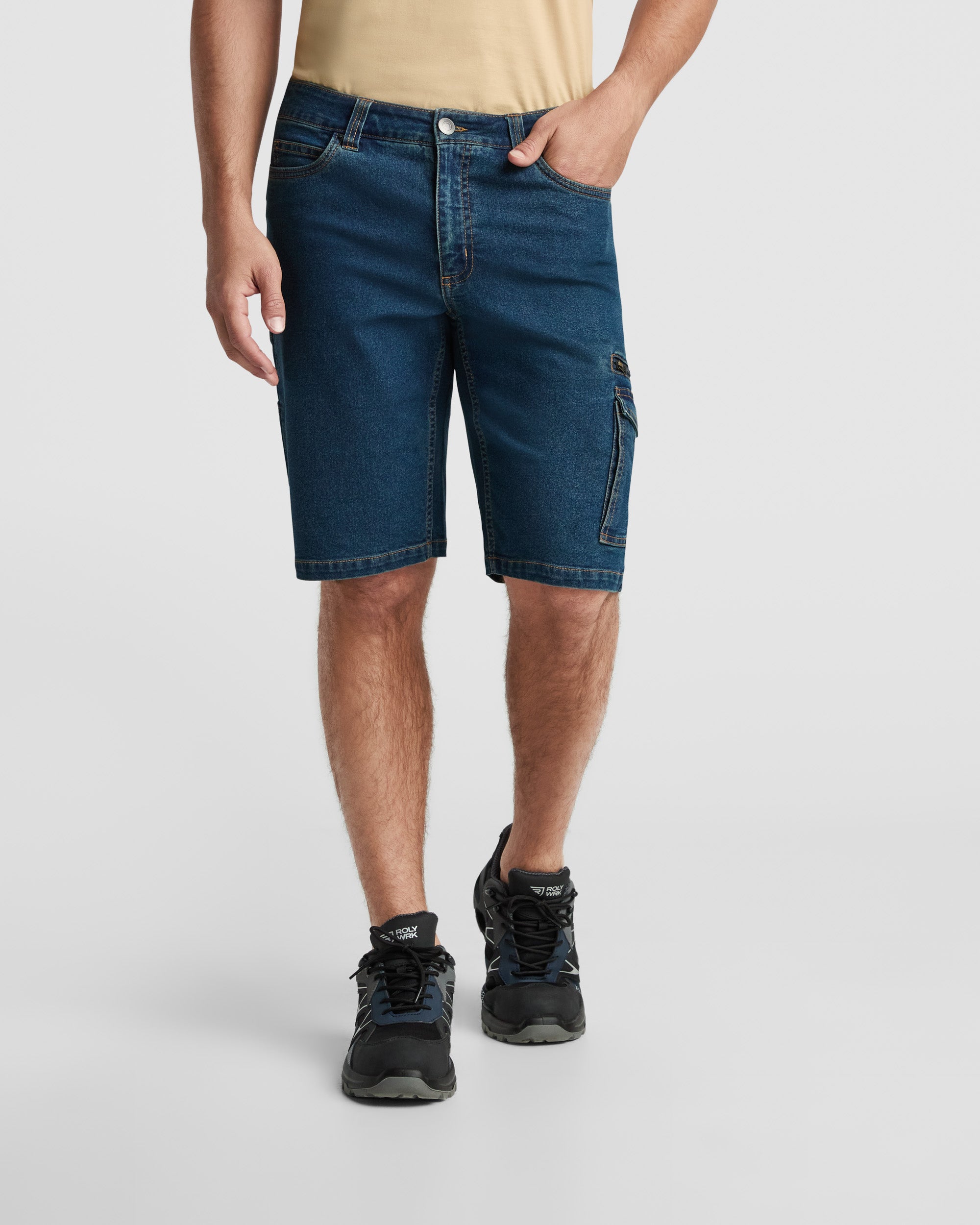 Pantaloni scurti blugi cu buzunare laterale NIVUS