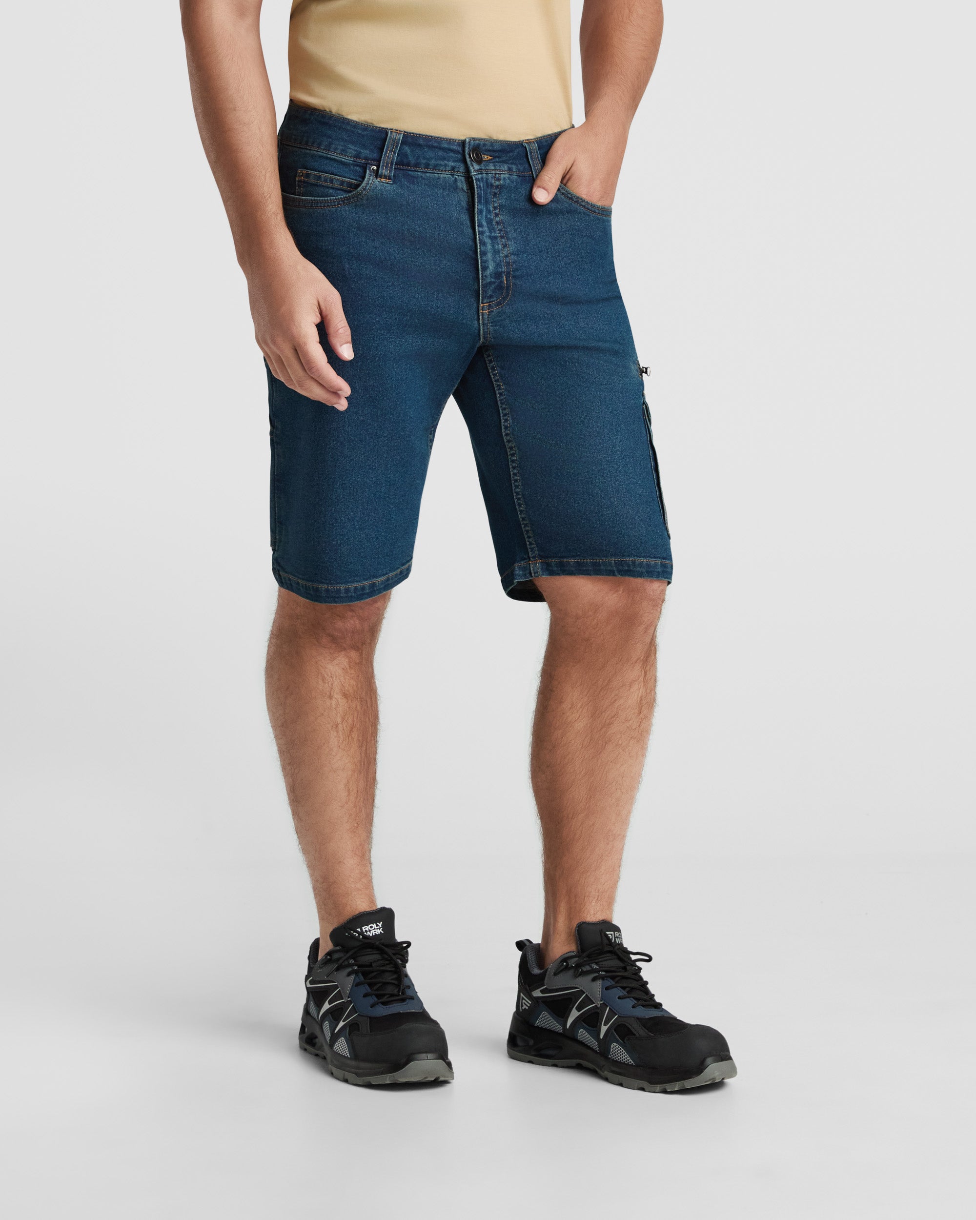 Pantaloni scurti blugi cu buzunare laterale NIVUS