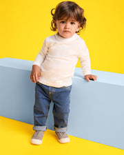 Tricou cu maneca lunga bumbac 100% pt copii BABY L/S