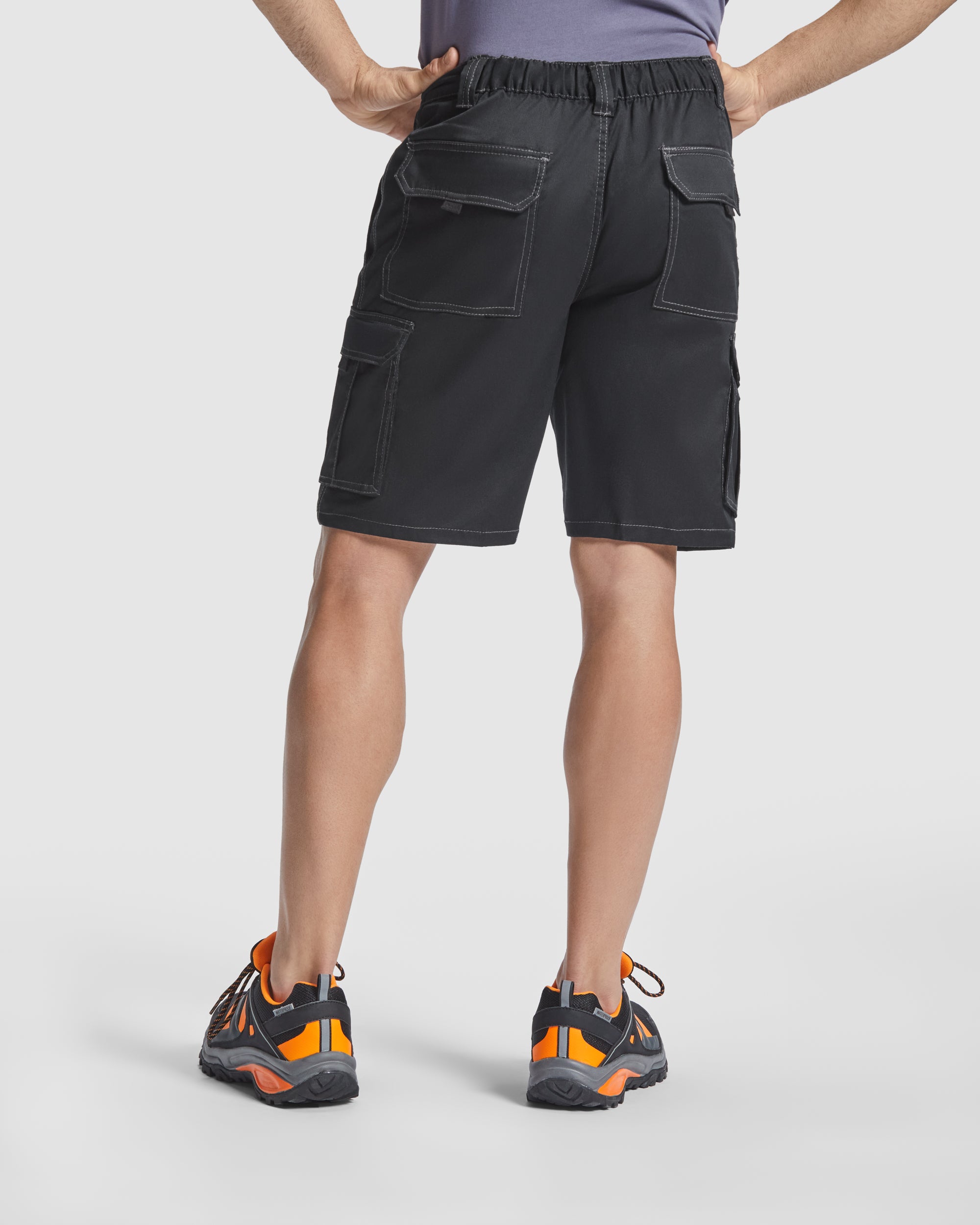 Pantaloni scurti de lucru din material elasitc cu buzunare laterale VITARA