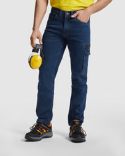 Pantaloni din denim cu buzunare laterale RAPTOR