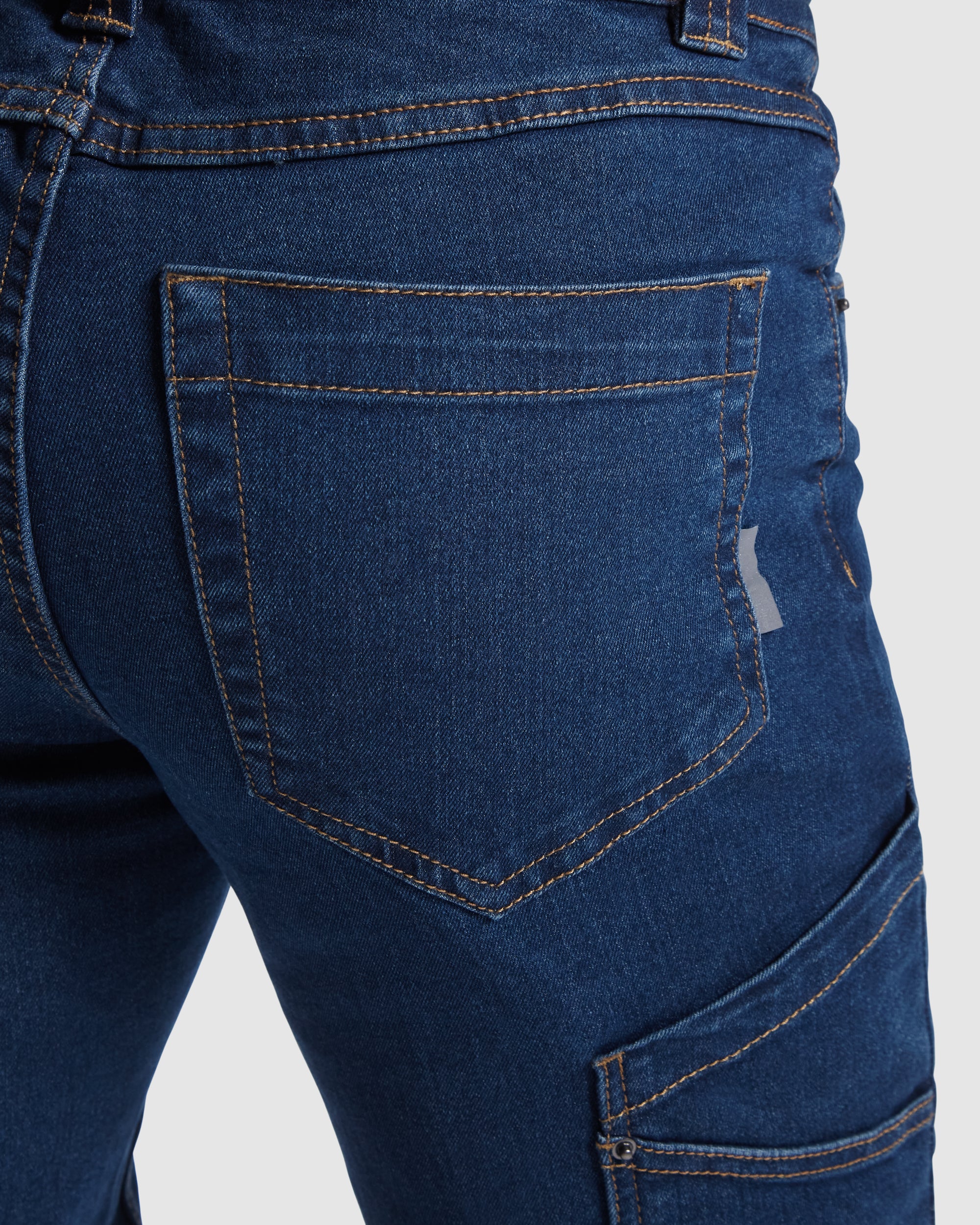 Pantaloni din denim cu buzunare laterale RAPTOR
