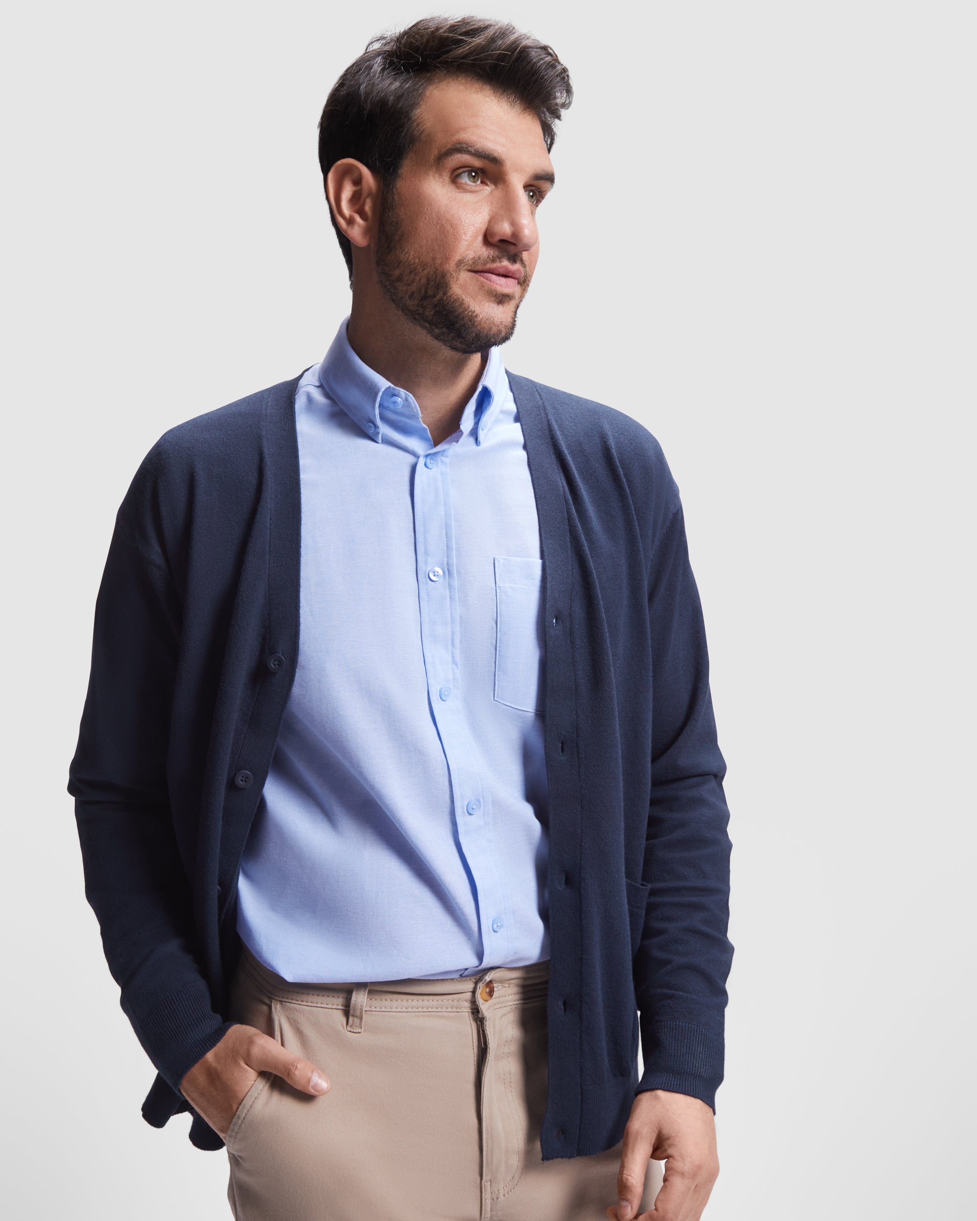 Bluza cardigan cu nasturi barbati EXPLORER