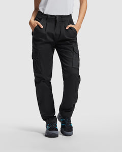 Pantaloni lungi material elastic si buzunare laterale pt femei DAILY WOMAN STRETCH