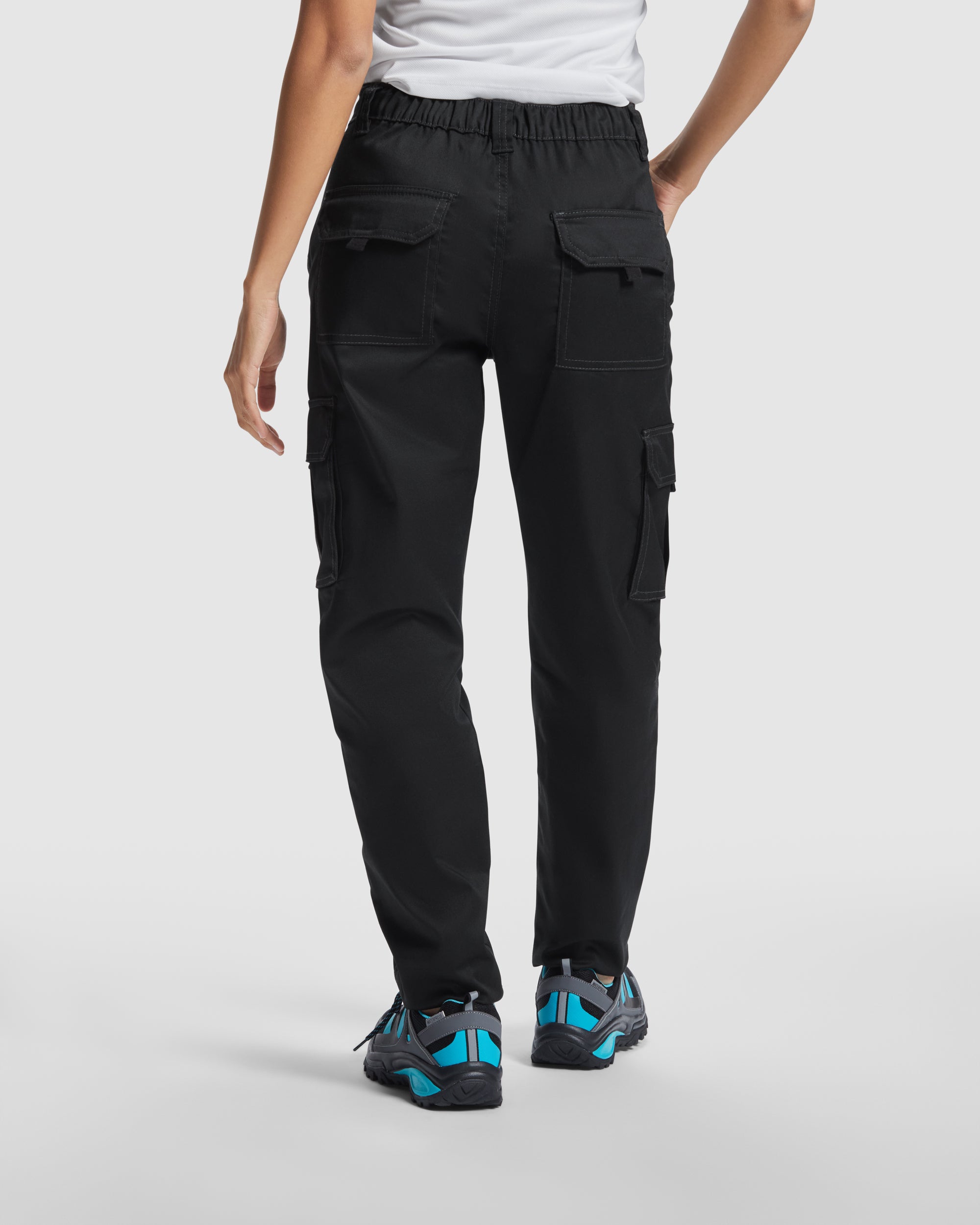 Pantaloni lungi material elastic si buzunare laterale pt femei DAILY WOMAN STRETCH