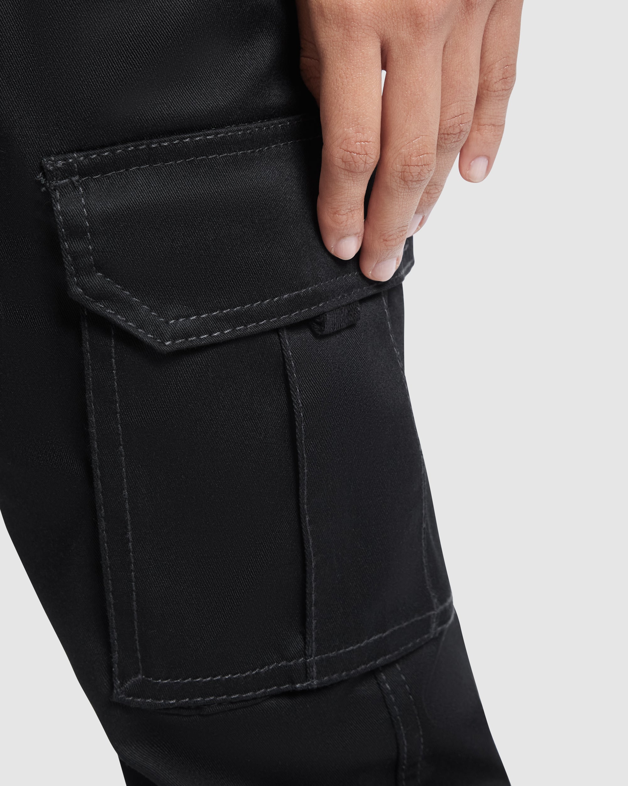 Pantaloni lungi material elastic si buzunare laterale pt femei DAILY WOMAN STRETCH