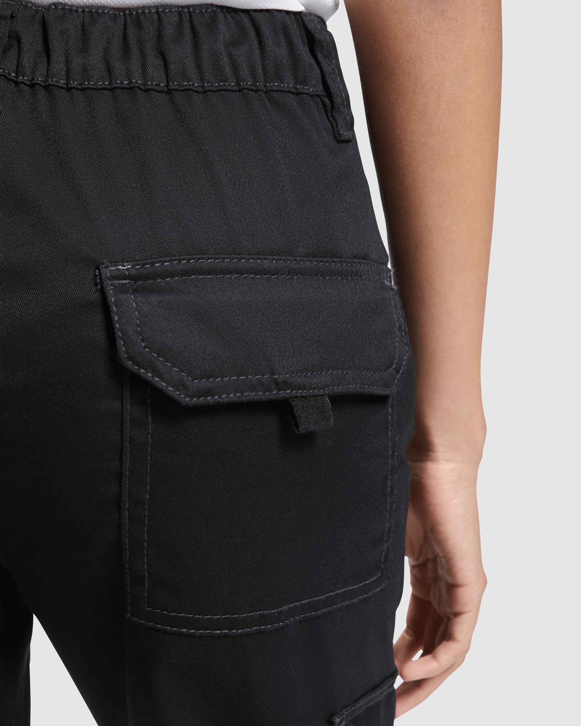 Pantaloni lungi material elastic si buzunare laterale pt femei DAILY WOMAN STRETCH