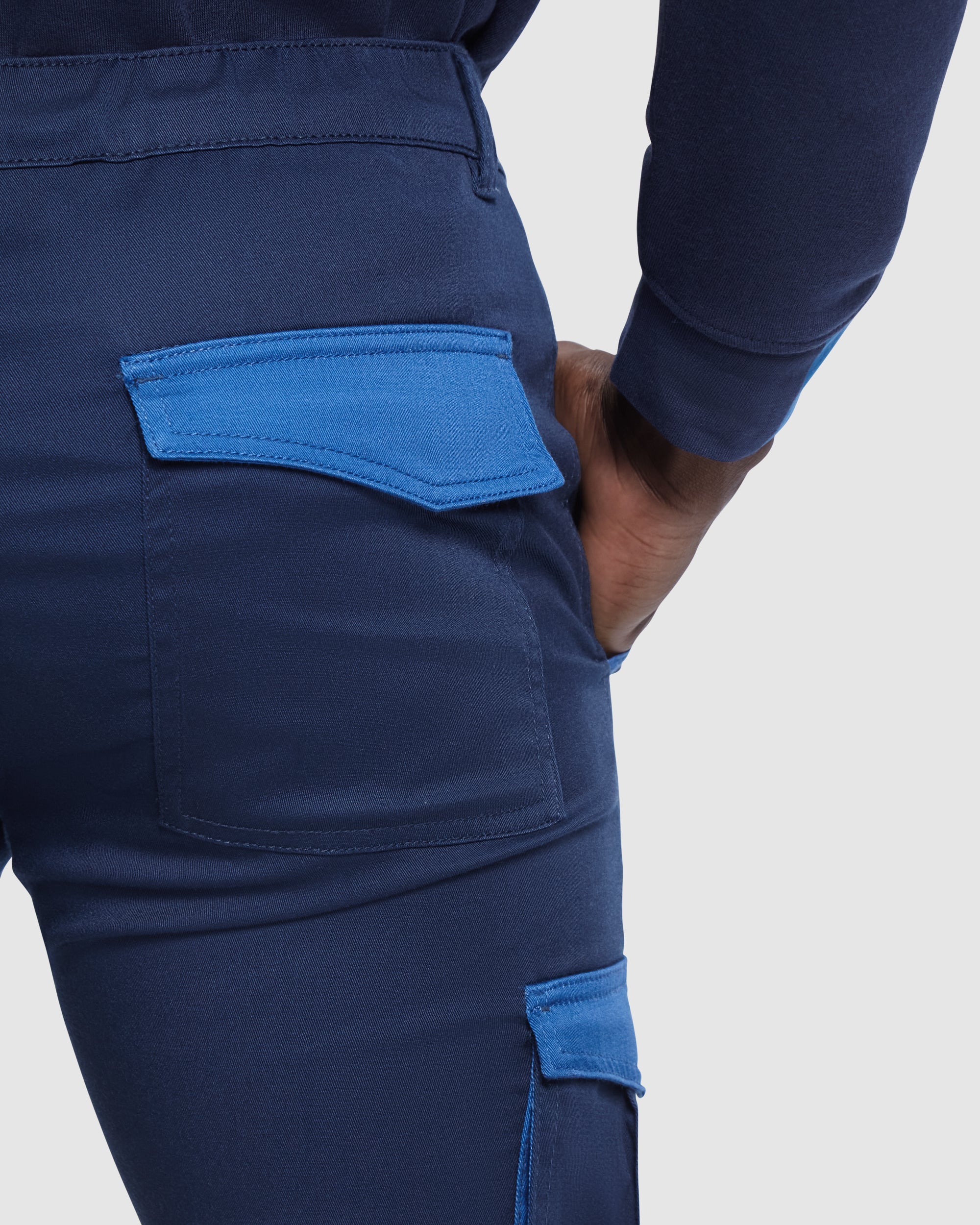 Pantaloni lungi in 2 culori cu buzunare laterale TROOPER