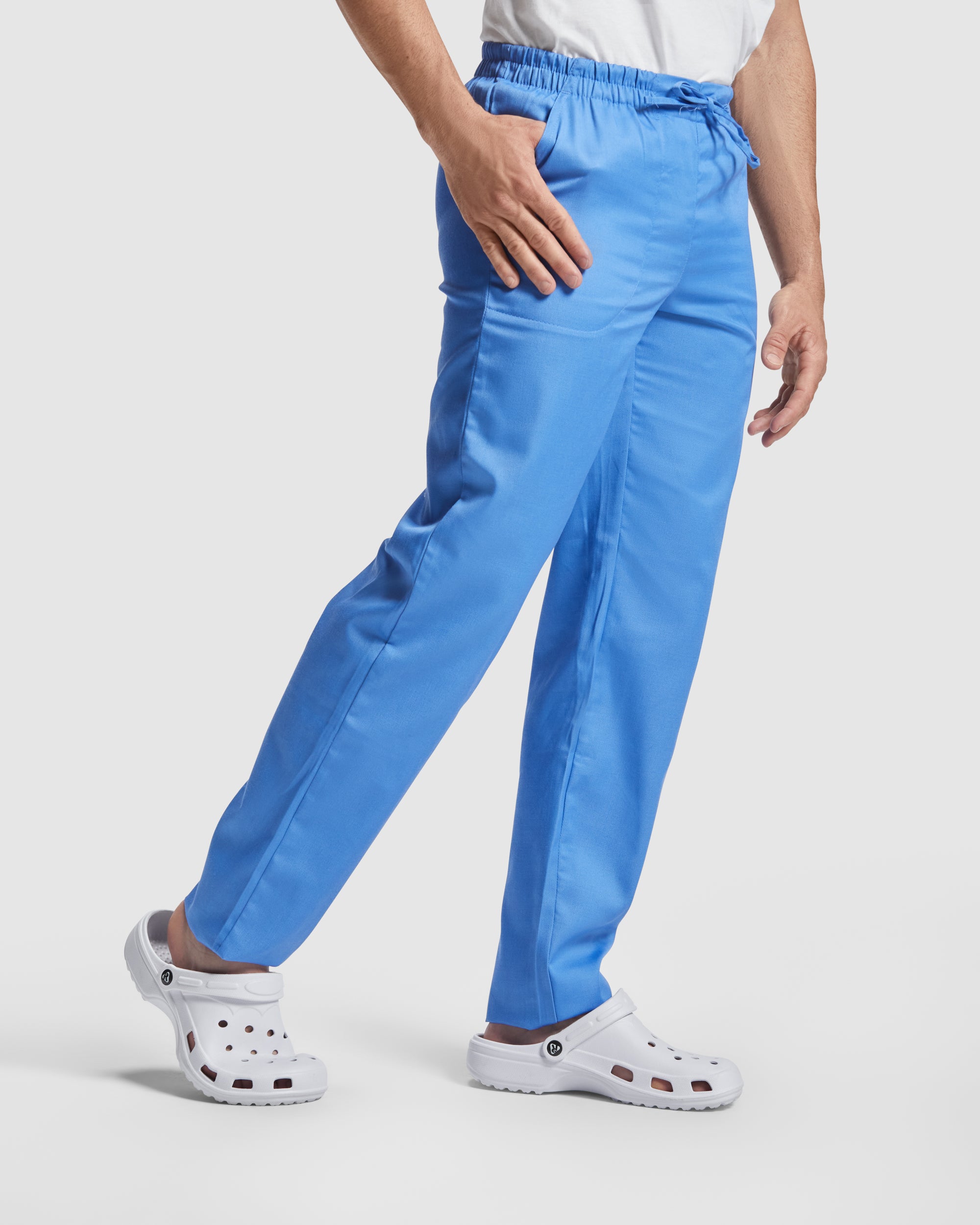 Pantaloni medicali barbati cu talie elastica CARE