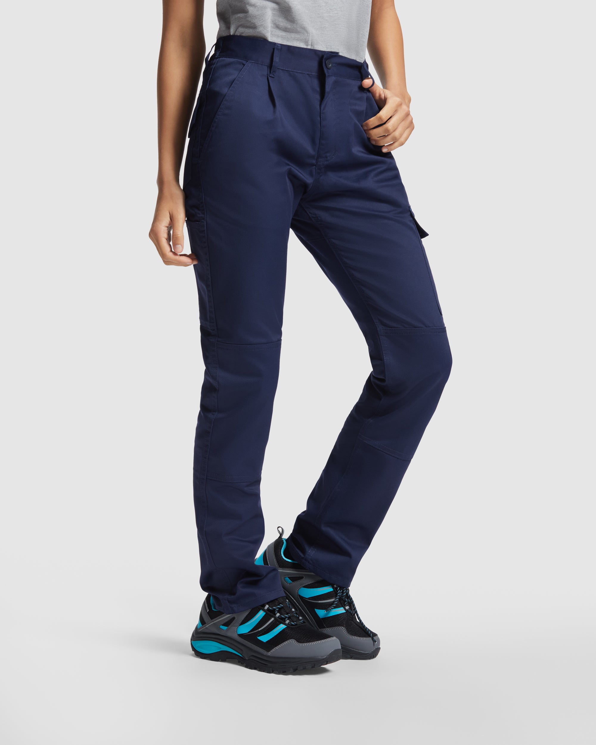 Pantaloni lungi cu un buzunar lateral pt femei DAILY WOMAN