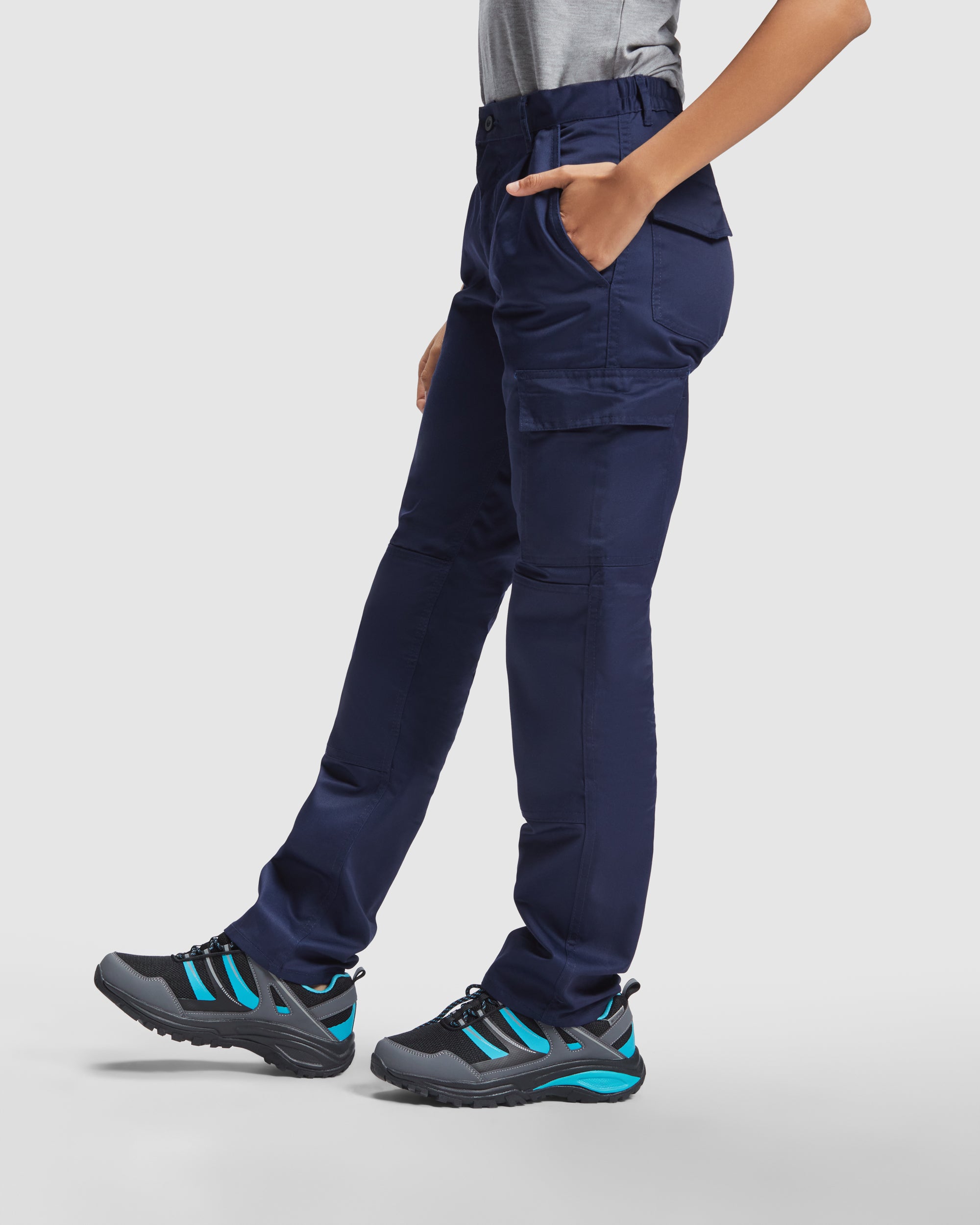 Pantaloni lungi cu un buzunar lateral pt femei DAILY WOMAN