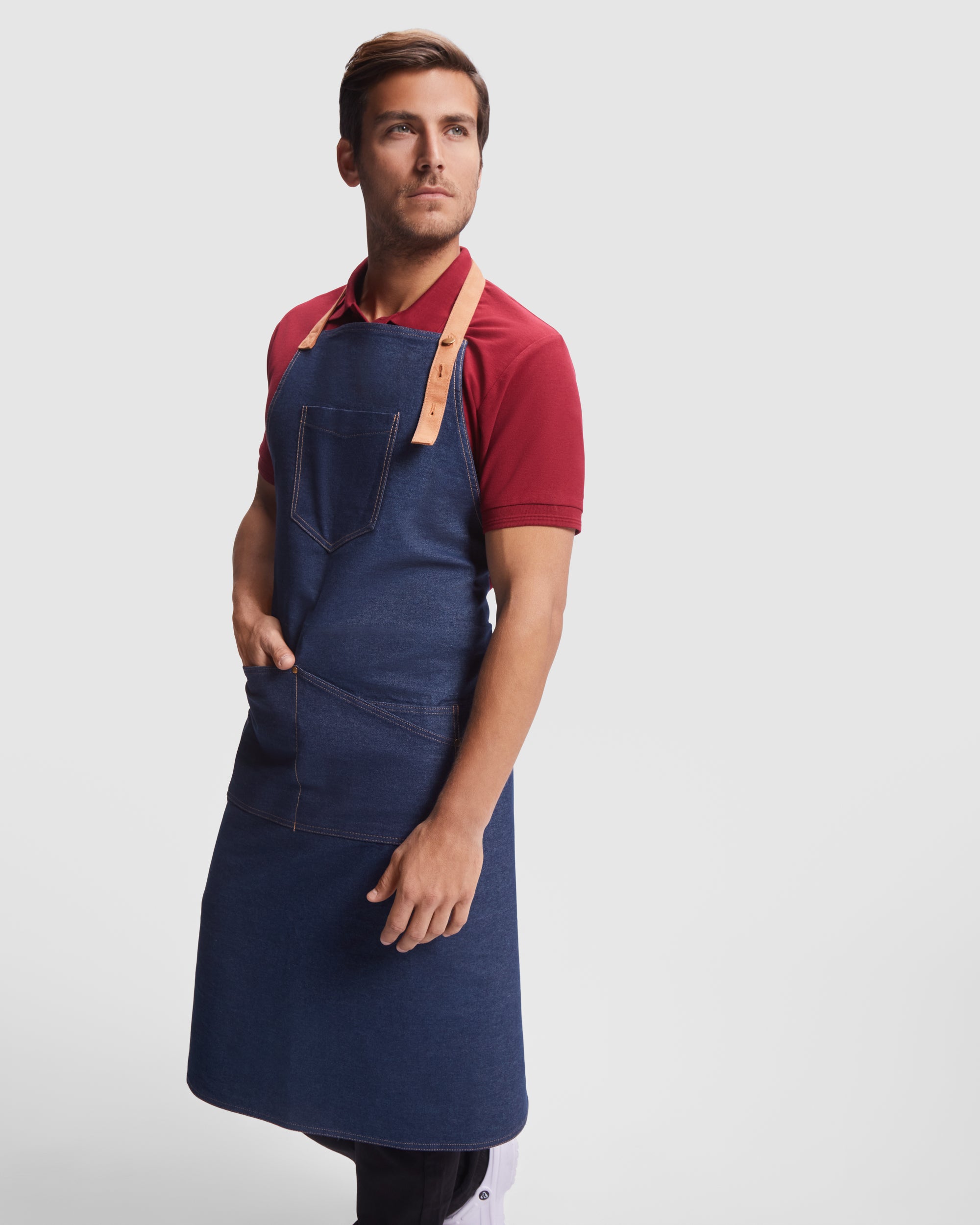 Sort lung din denim cu buzunare BATALI