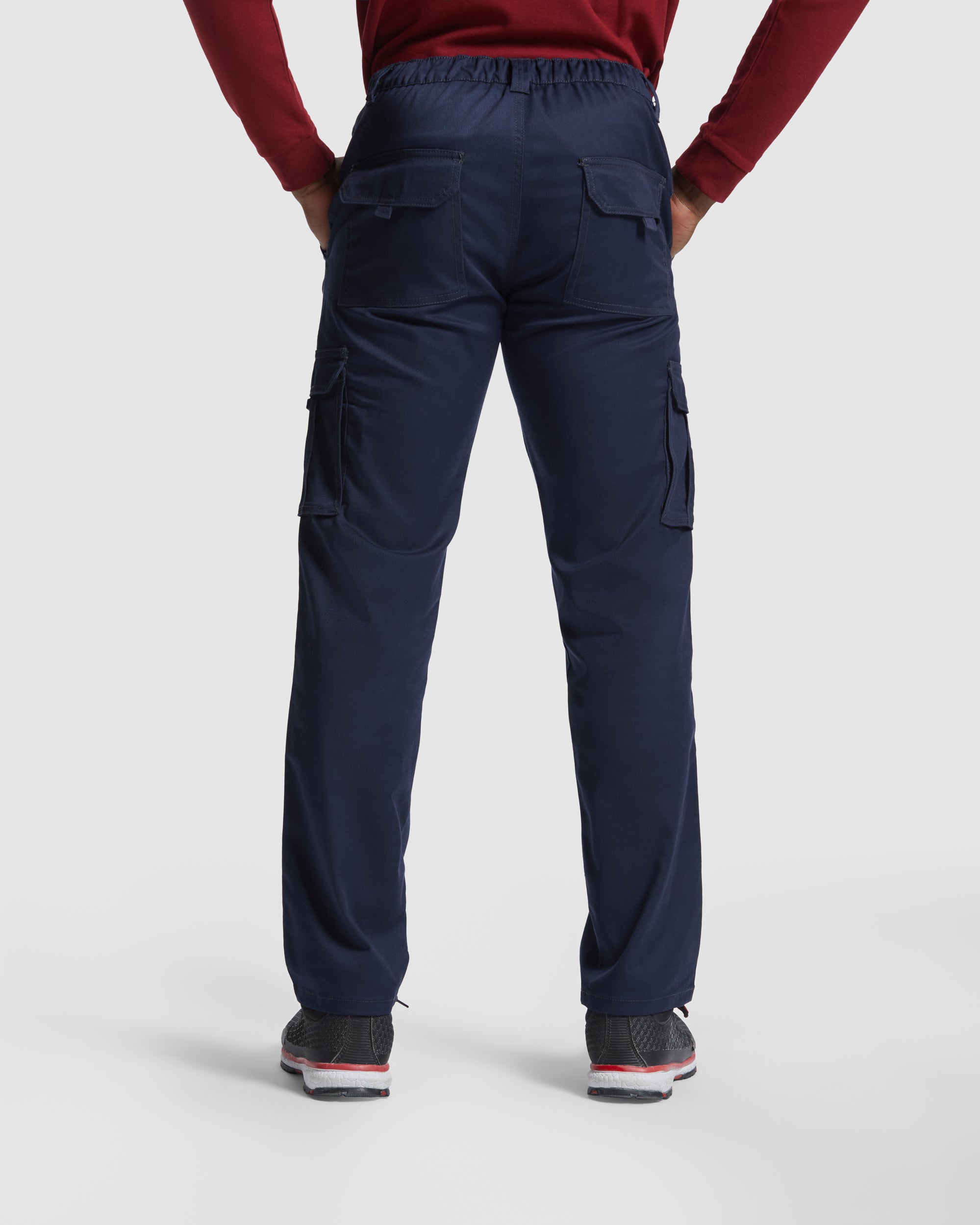 Pantaloni lungi din material elastic cu buzunare laterale DAILY STRETCH