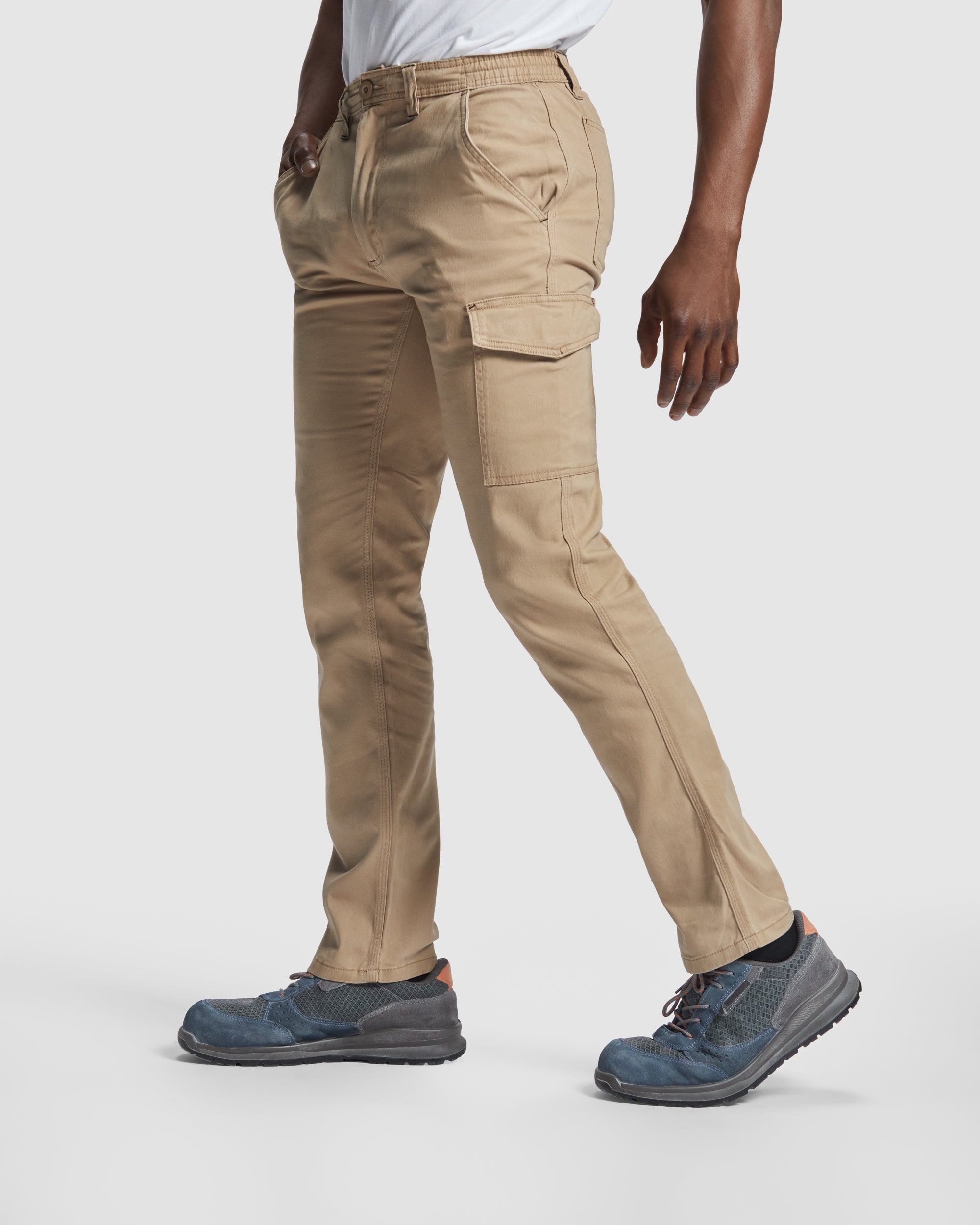 Pantaloni lungi tip cargo cu buzunare laterale FONTA