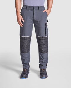 Pantaloni lungi cu protectie la genunghi si buzunare laterale WALL