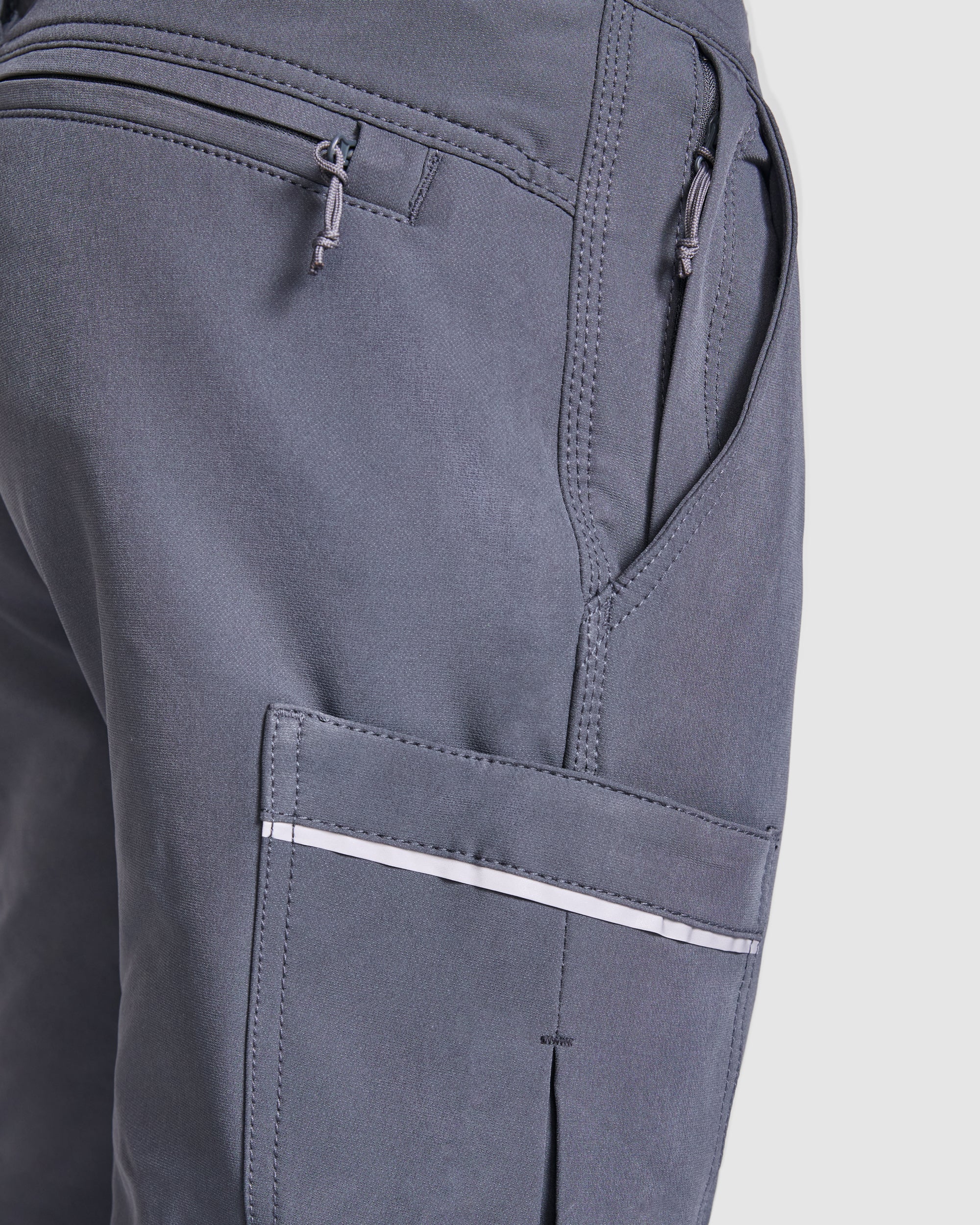 Pantaloni lungi cu protectie la genunghi si buzunare laterale WALL