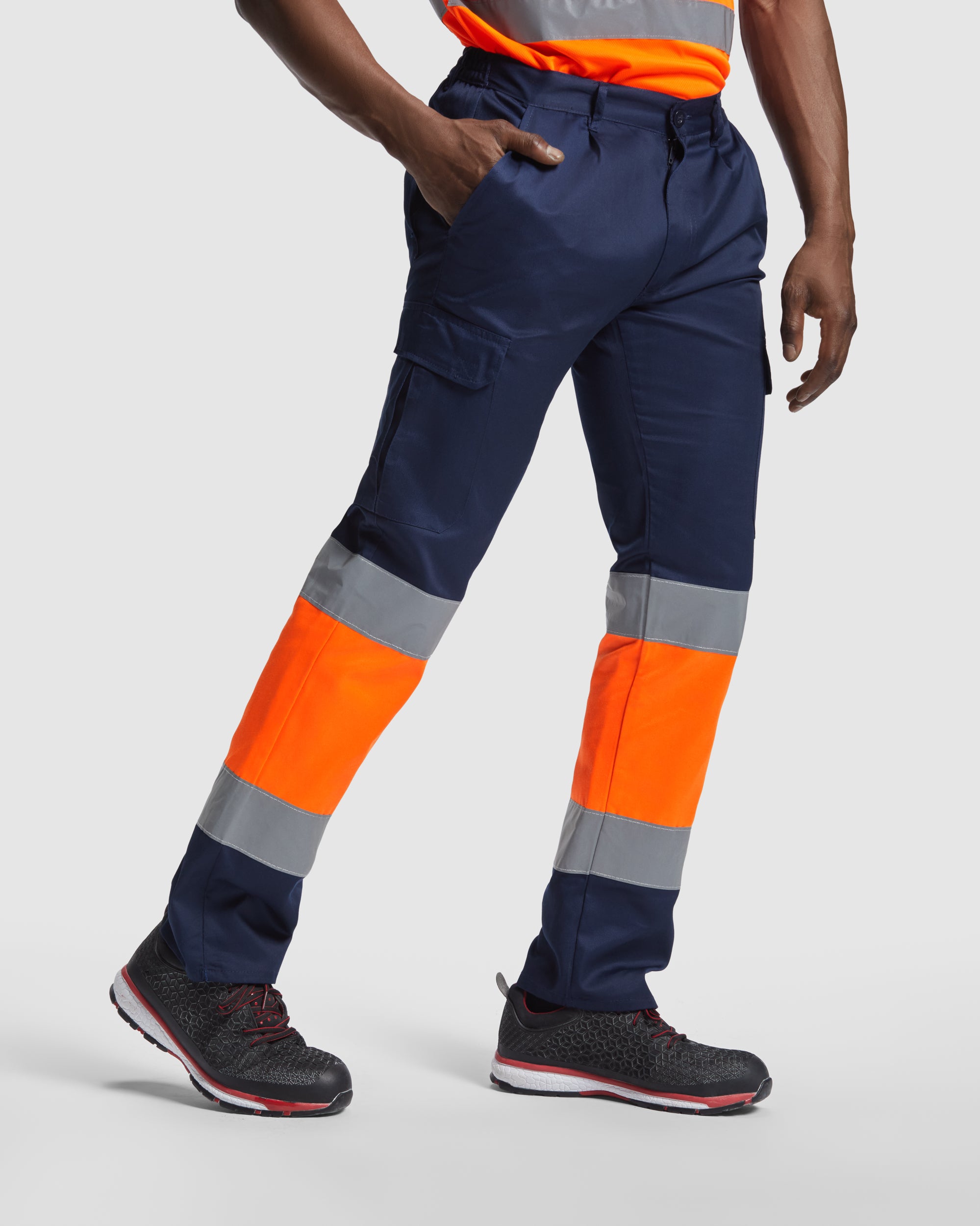 Pantaloni reflectorizanti cu buzunare laterale NAOS