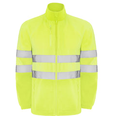 Jacheta fleece reflectorizanta cu fermoar ALTAIR