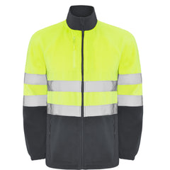 Jacheta fleece reflectorizanta cu fermoar ALTAIR