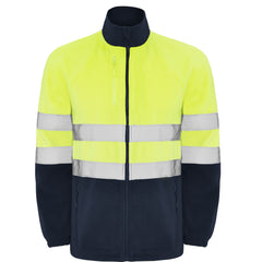 Jacheta fleece reflectorizanta cu fermoar ALTAIR