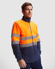 Jacheta fleece reflectorizanta cu fermoar ALTAIR